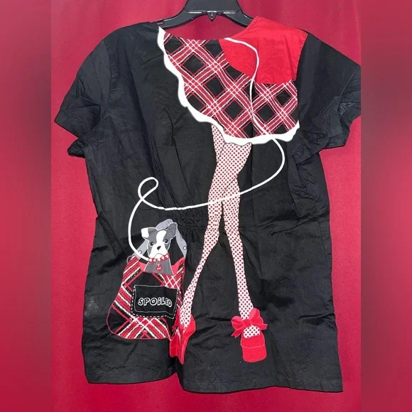 NWOT Koi scrub top size Large - Picture 10 of 11